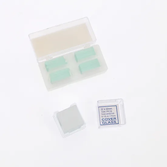 Disposable Microscope Cover Glass 18x18mm to 24x60mm